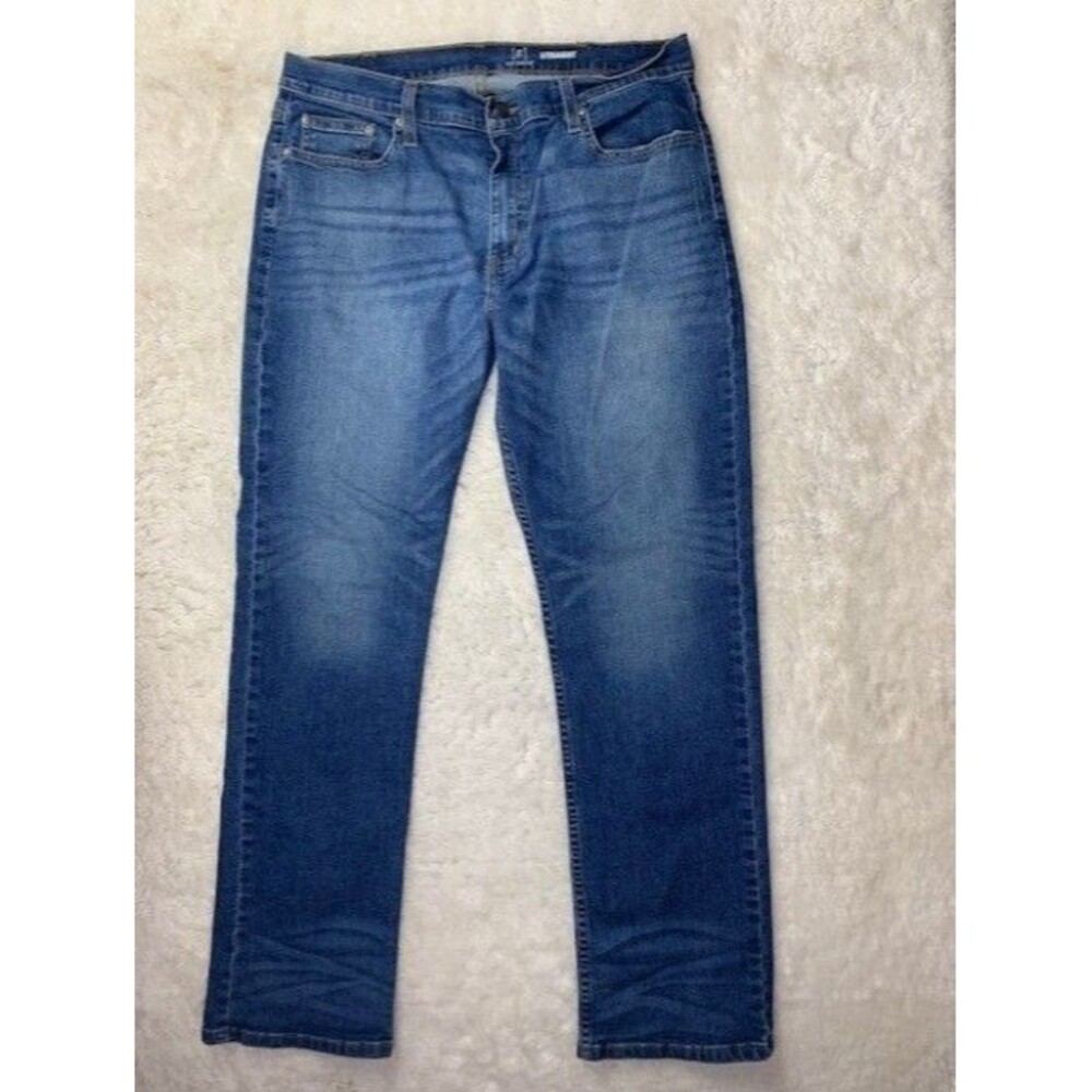 George Size 36x32 Mens Jeans Straight Leg Stretch